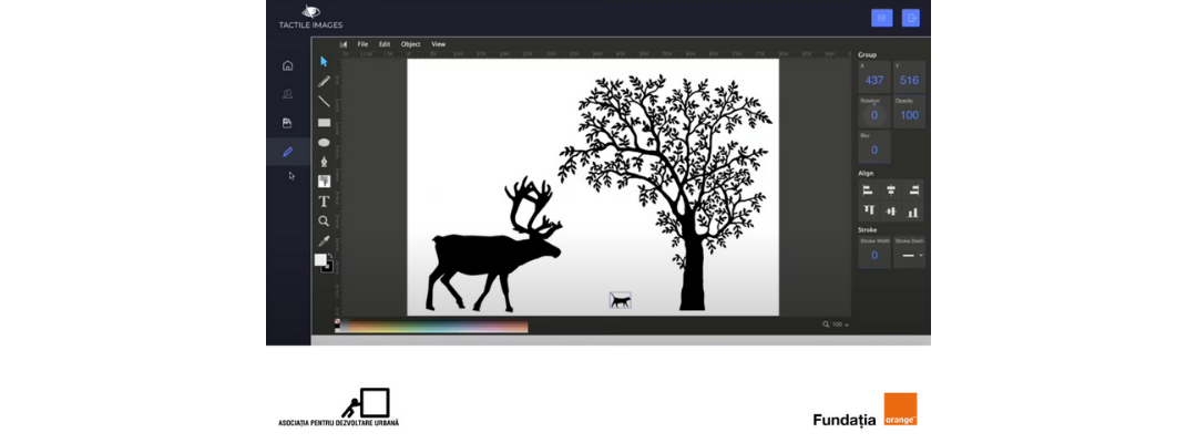 Image Creator: primul software din lume ce realizează desene interactive pentru copiii nevăzători